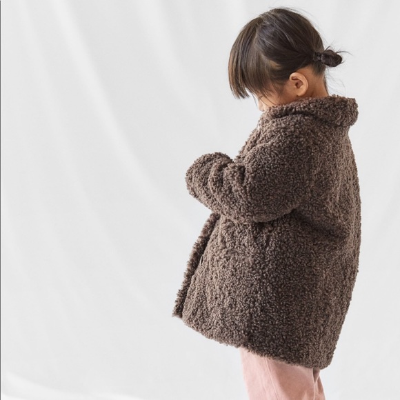 Zara kids teddy coat Clearance